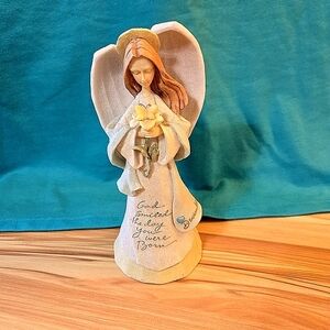 Enesco's Collectible Angel Foundations by Karen Hahn 2004 December Birthday